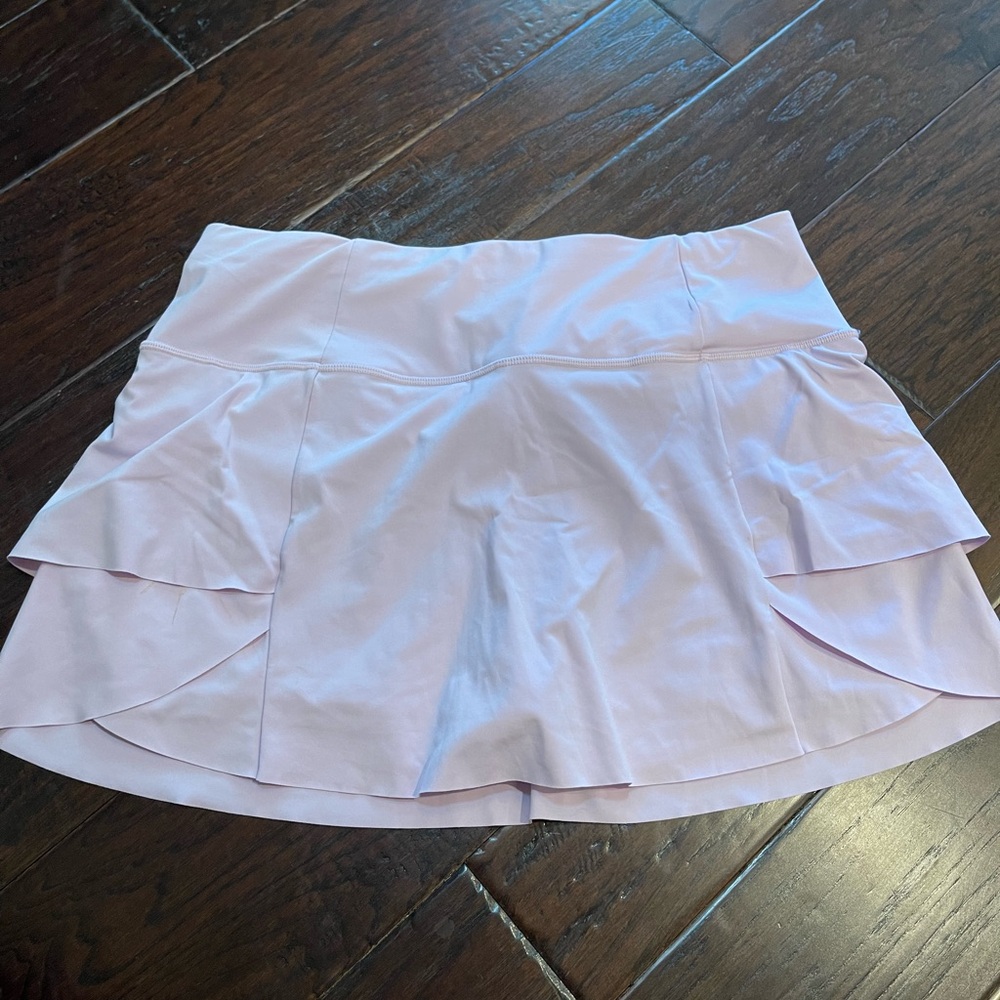 Athleta Soft Lilac Skort with Ruffle Accent